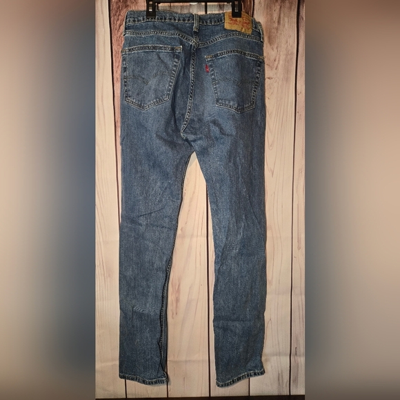 Levi's Classic Straight Denim Blue Jeans Men's 32x32 - Picture 7 of 7